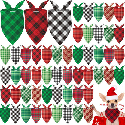Weewooday 50 Pcs Fall Dog Bandanas Bulk for Autumn Pet Soft Bibs Adjustable Squirrel Fox Hedgehog Kerchief Bandana for Small Medium Large Grooming Accessories (Fall Animals, 25.6 x 17.7 x 17.7 Inch)