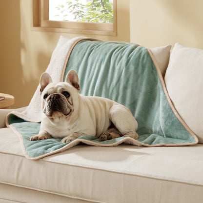 Bedsure Waterproof Dog Blankets for Small Dogs Soft Cat Blanket Warm,25X35