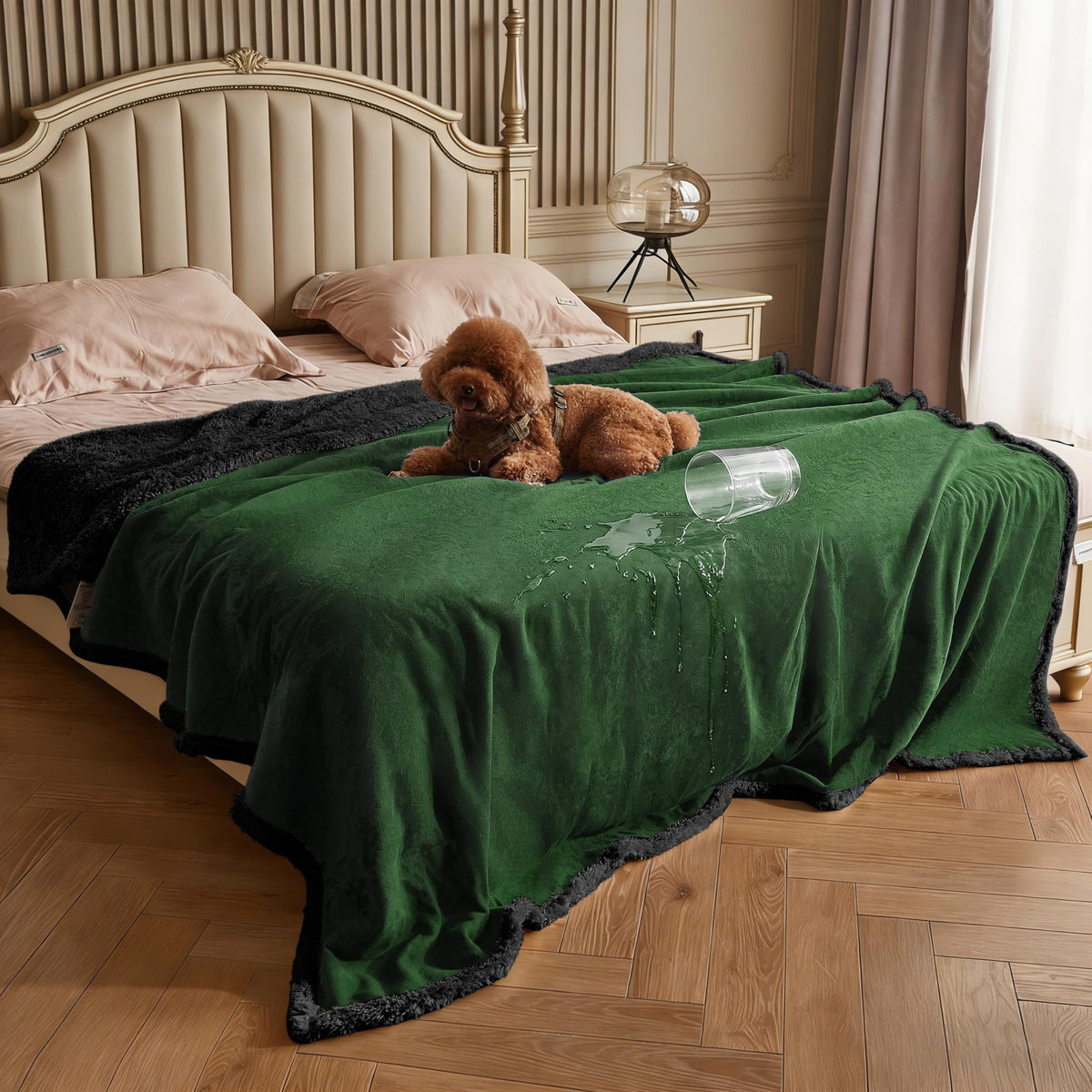 Kritter Planet Waterproof Reversible Pet Blanket for Small Dogs