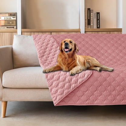 gogobunny Waterproof Pet Blanket for Bed, Washable Couch Cover for Dog Cat