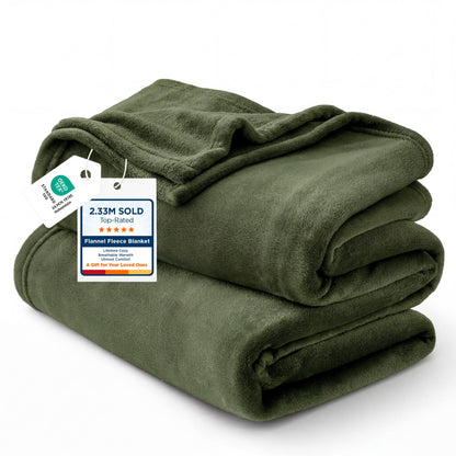 Bedsure GentleSoft Fleece Blanket Twin Size Grey - 300GSM Lightweight Plush Fuzzy Cozy Soft Warm Blanket for Bed, Sofa, Couch, Travel, Camping, 60x80 inches