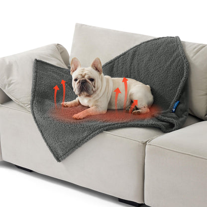 Bedsure Waterproof Dog Blankets for Small Dogs Soft Cat Blanket Warm,25X35