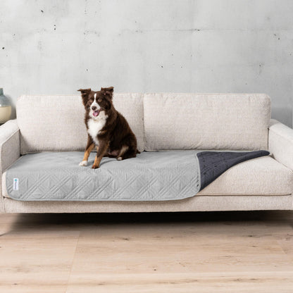 PetAmi Waterproof Couch Cover for Dog Non-Slip Bed Sofa Blanket, 52x82 Gray